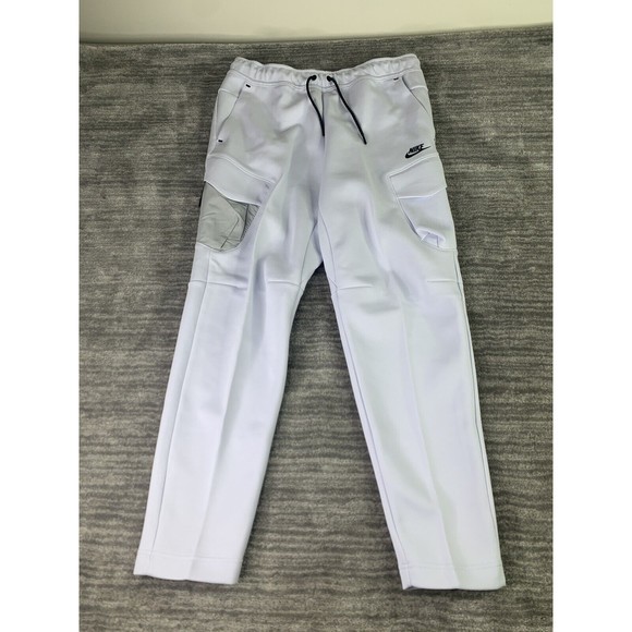 Nike Sportswear Tech Fleece Utility Jogger Mens Sz Large Football Grey/White